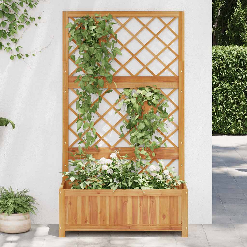 Lit Surélevé Avec Treillis 85X38X150 Cm Bois Massif D'acacia