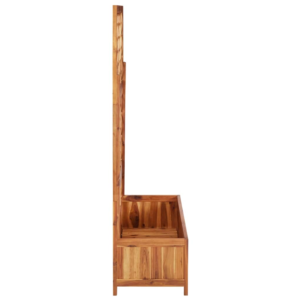 Lit Surélevé Avec Treillis 85X38X150 Cm Bois Massif D'acacia