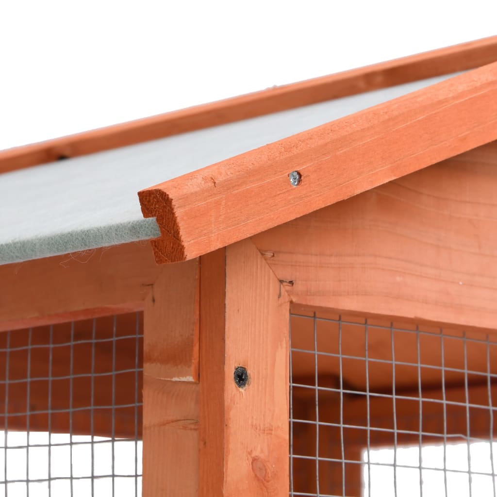 Cage À Oiseaux 68X62X166 Cm Bois De Sapin Massif
