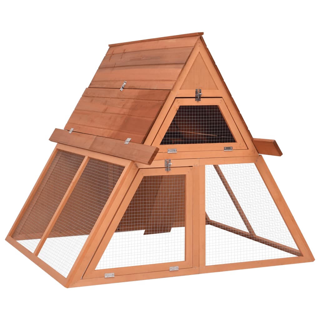 Clapier 152X127X109,5 Cm Bois De Sapin Massif
