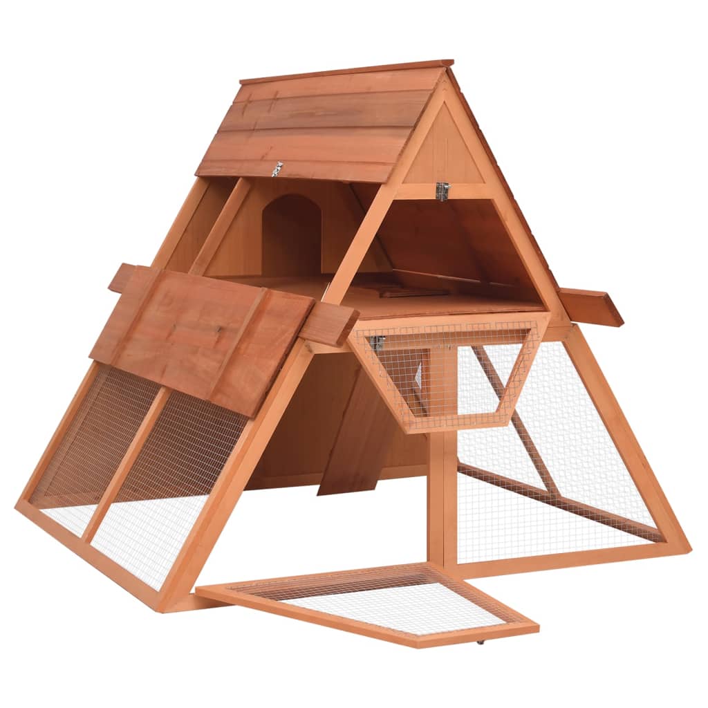 Clapier 152X127X109,5 Cm Bois De Sapin Massif