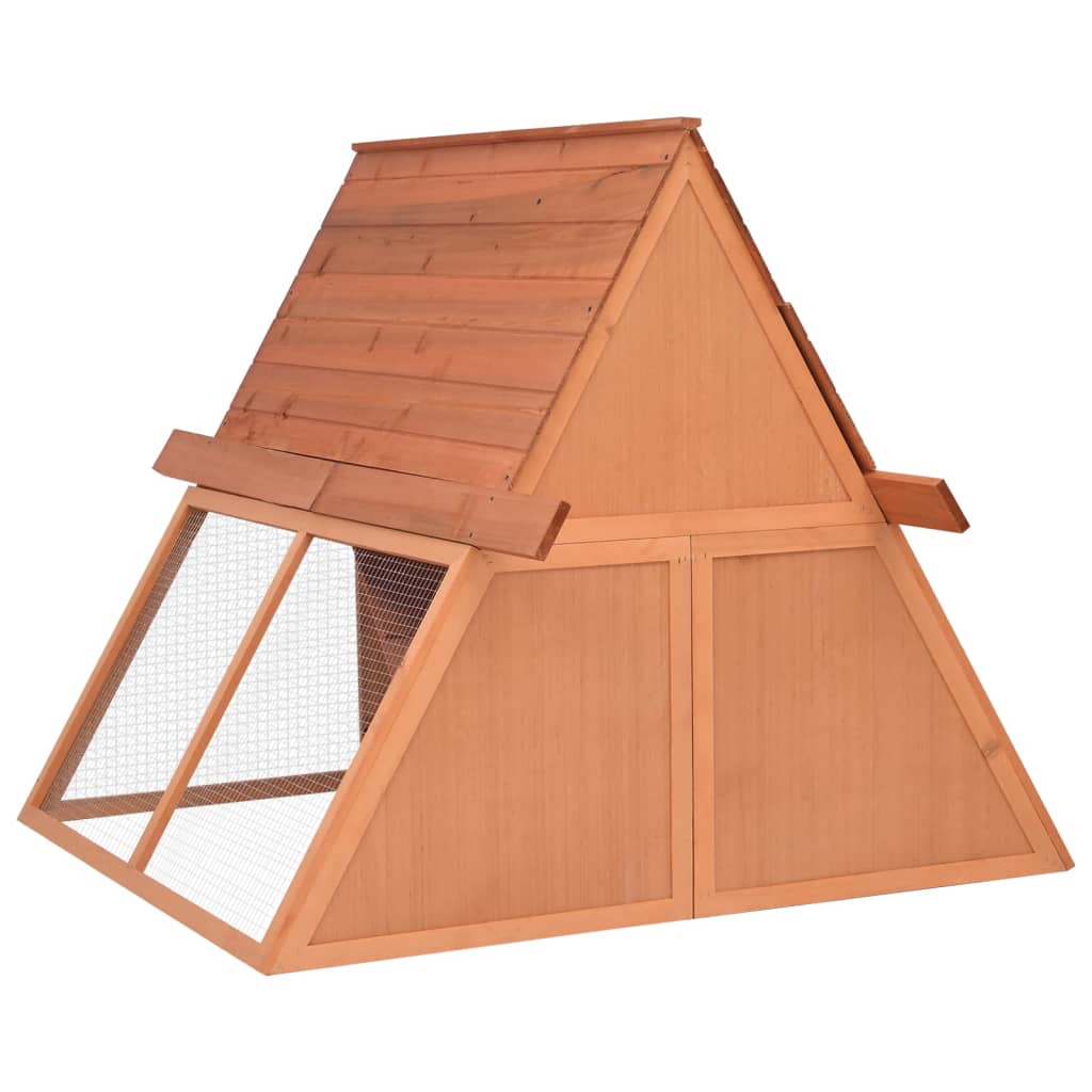 Clapier 152X127X109,5 Cm Bois De Sapin Massif