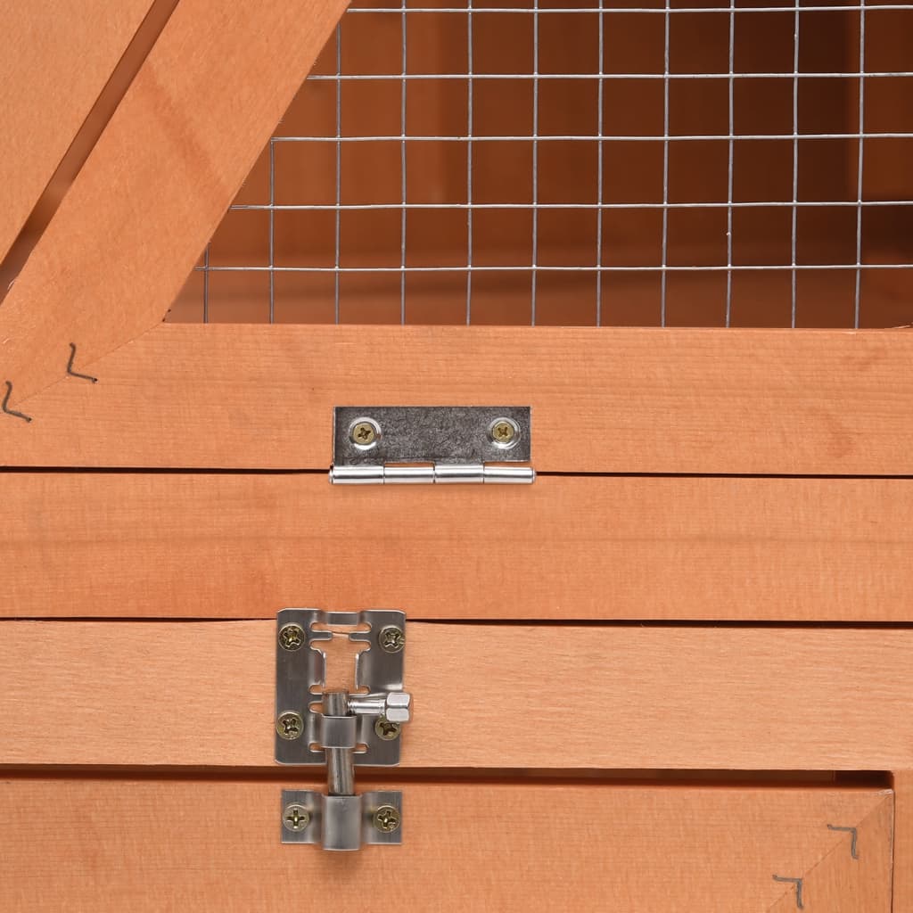 Clapier 152X127X109,5 Cm Bois De Sapin Massif