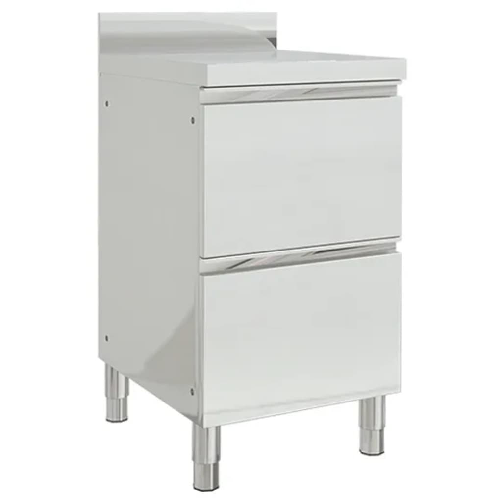 Armoire De Cuisine Commerciale Avec 2 Tiroirs 50 X 60 X 96 Cm