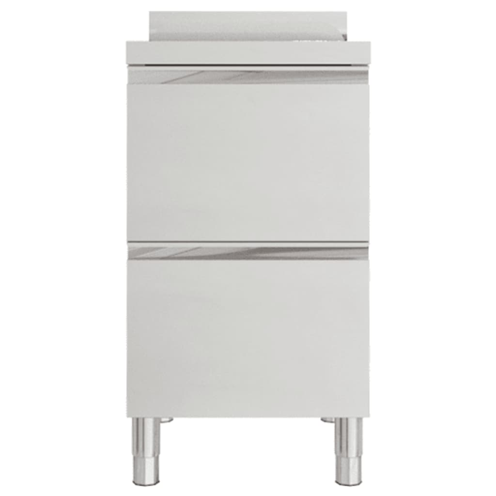 Armoire De Cuisine Commerciale Avec 2 Tiroirs 50 X 60 X 96 Cm