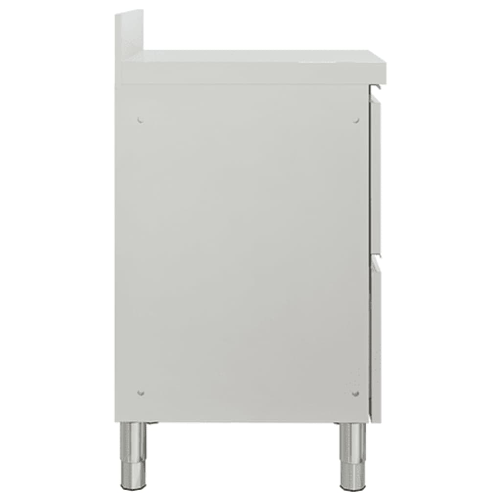 Armoire De Cuisine Commerciale Avec 2 Tiroirs 50 X 60 X 96 Cm