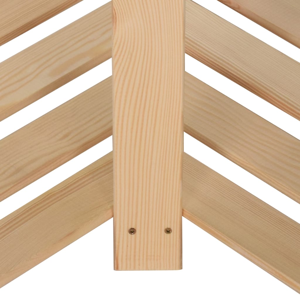 Étagère D'angle De Rangement 5 Niveaux 82,5X82,5X170 Cm Pin