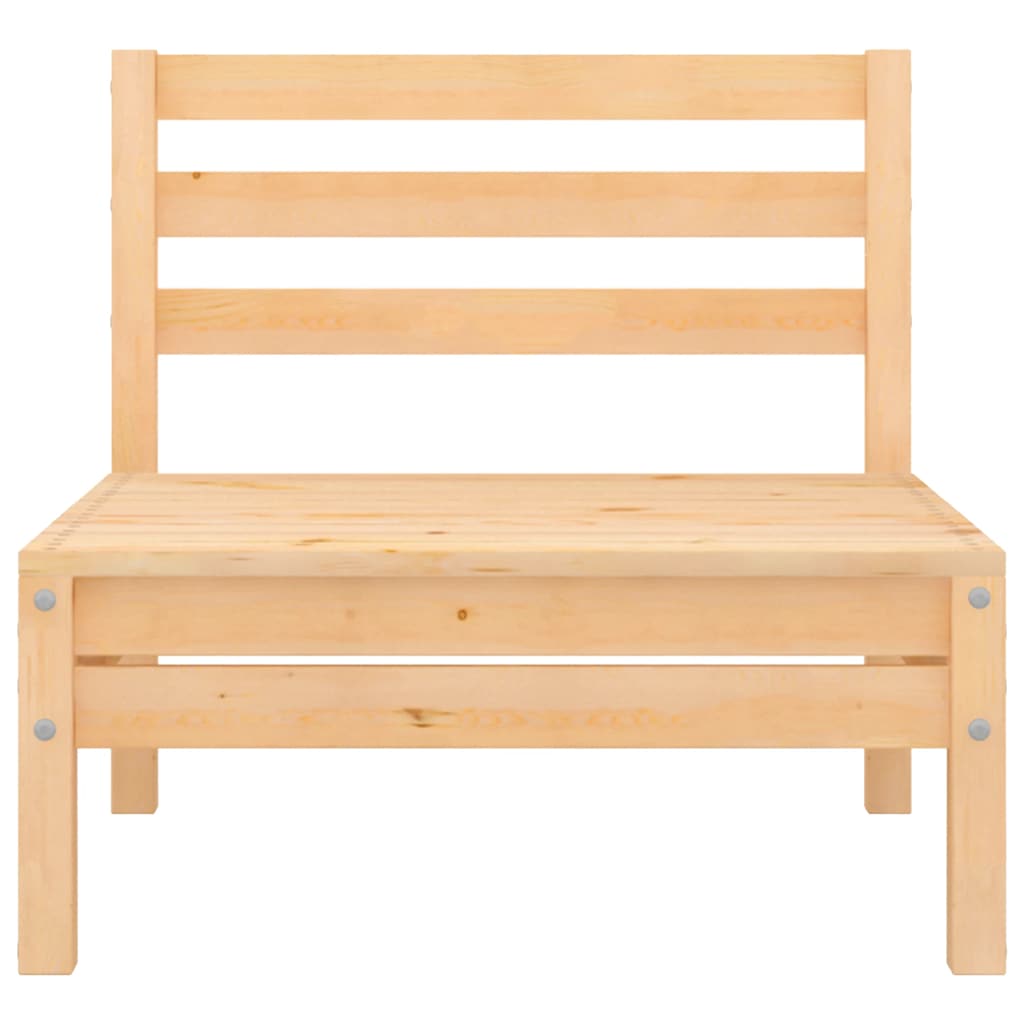 Canapés Centraux De Jardin 4 Pcs Bois De Pin Massif