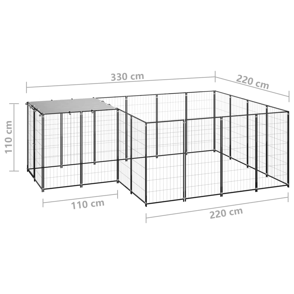 Chenil 6,05 M² Acier