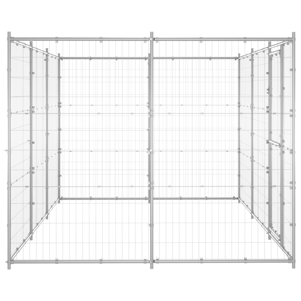 Chenil Extérieur Acier Galvanisé 7,26 M² Non