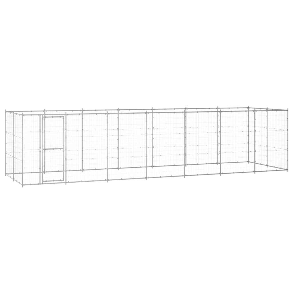 Chenil Extérieur Acier Galvanisé 7,26 M² Non