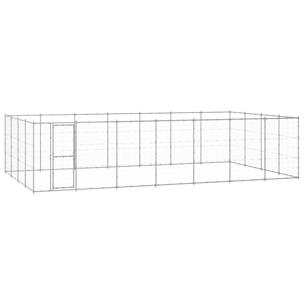 Chenil Extérieur Acier Galvanisé 14,52 M²