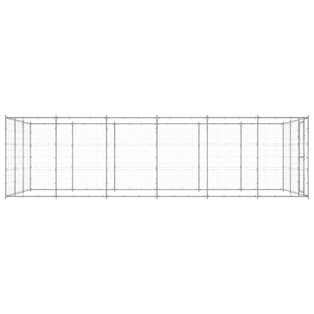 Chenil Extérieur Acier Galvanisé 21,78 M²