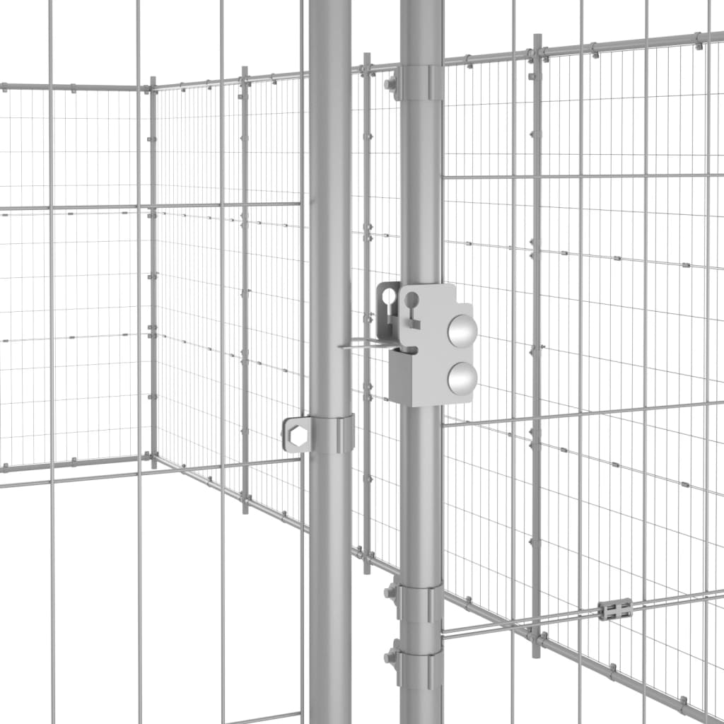 Chenil Extérieur Acier Galvanisé 21,78 M²