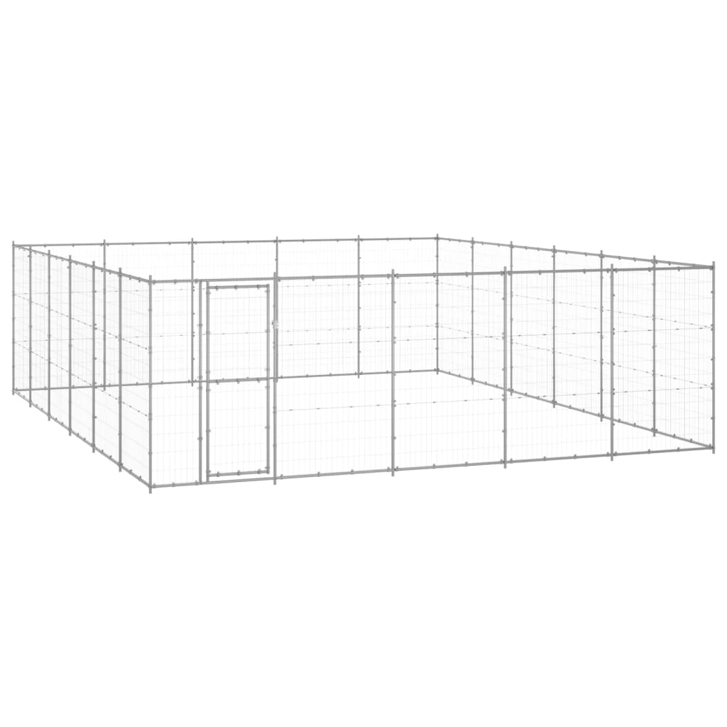 Chenil Extérieur Acier Galvanisé 21,78 M²