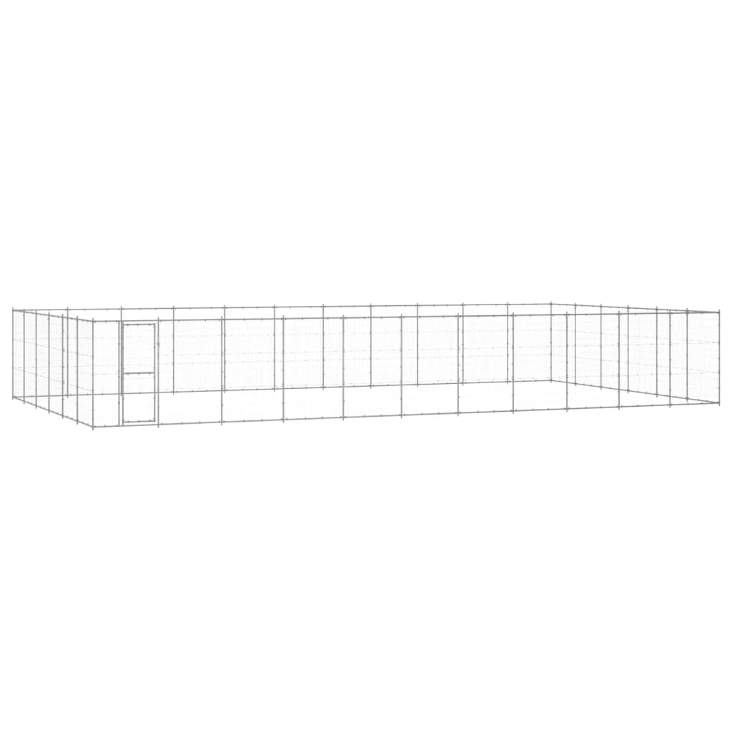 Chenil Extérieur Acier Galvanisé 21,78 M²