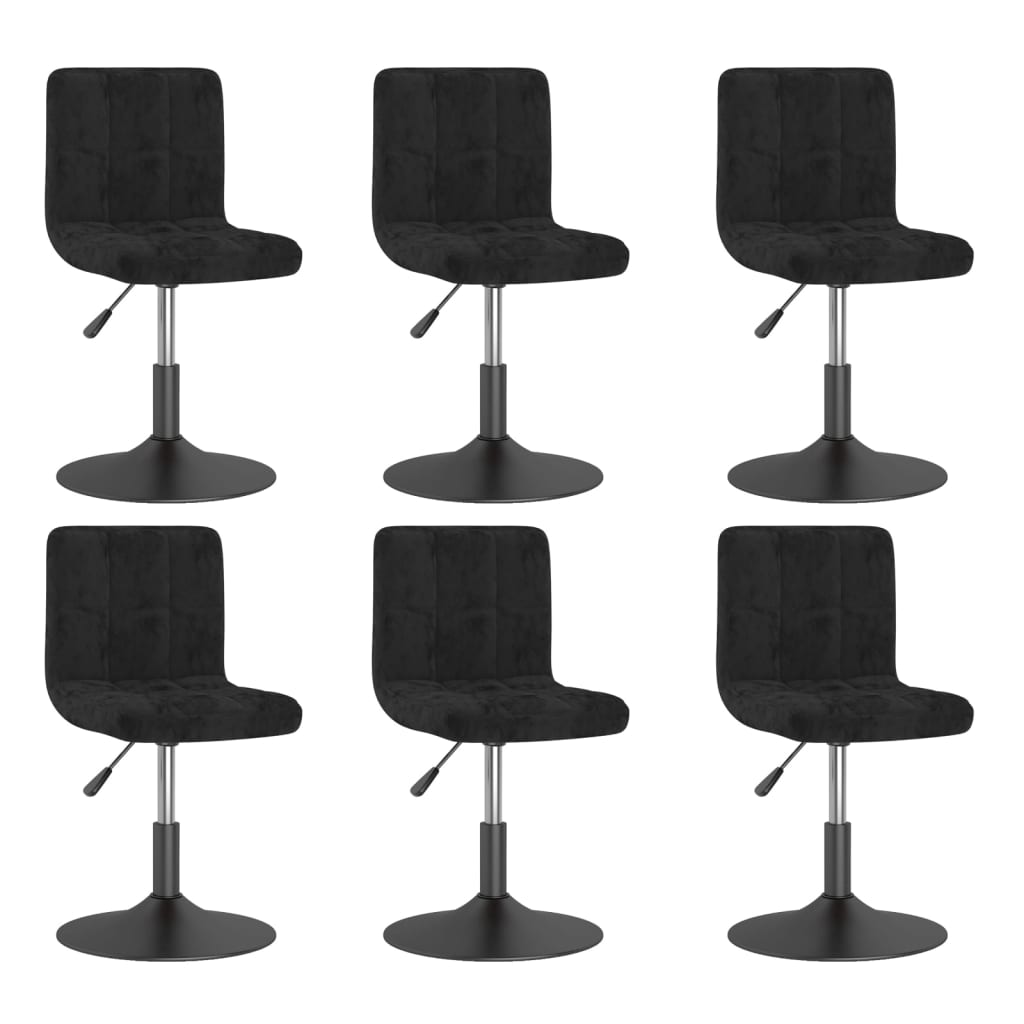 Chaise Pivotante De Salle À Manger Velours