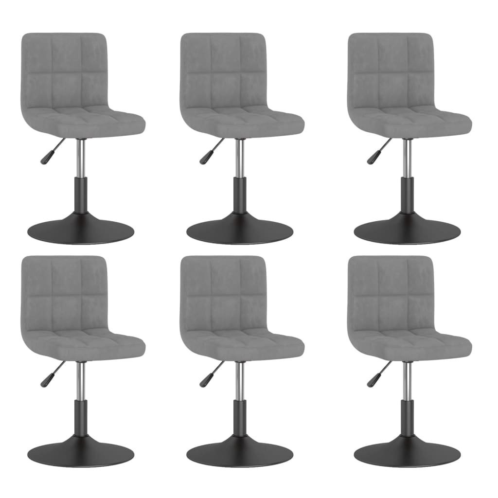 Chaise Pivotante De Salle À Manger Velours