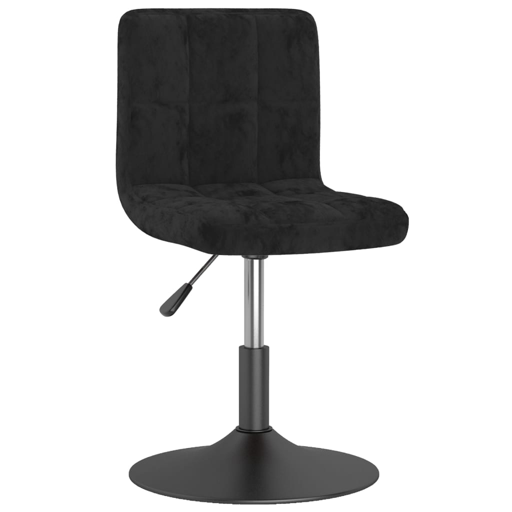 Chaise Pivotante De Salle À Manger Velours