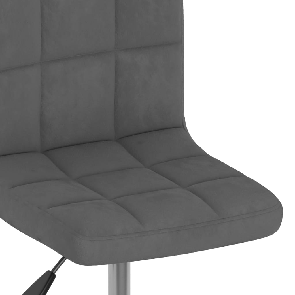 Chaise Pivotante De Salle À Manger Velours
