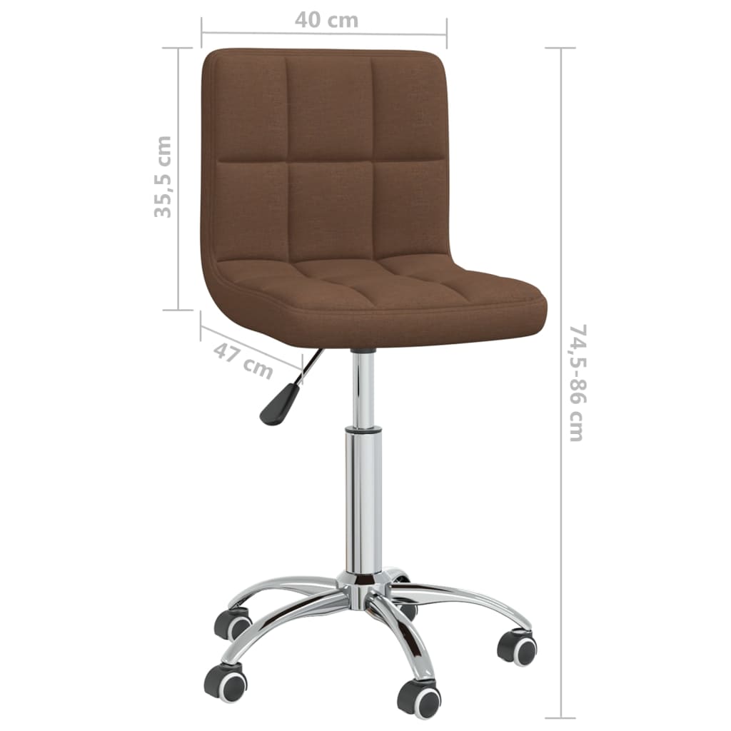 Chaise Pivotante De Salle À Manger Tissu