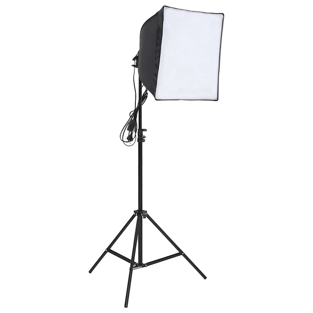 Kit D'éclairage De Studio Avec Trépied Et Boîte À Lumière