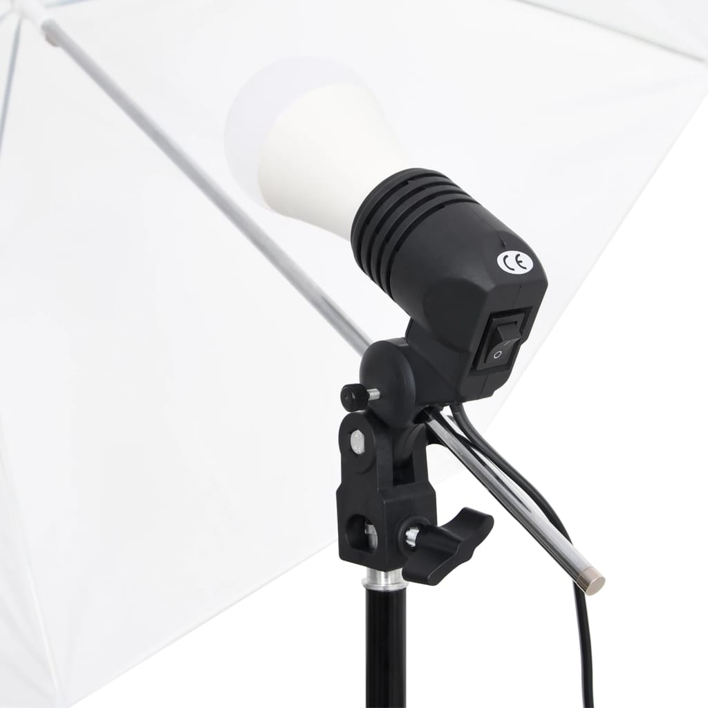 Kit De Studio Photo Avec Éclairage Et Toile De Fond