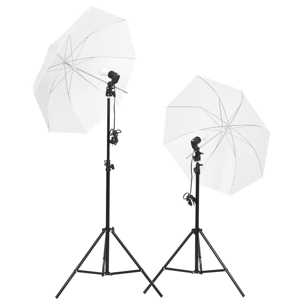 Kit De Studio Photo Avec Éclairage Et Toile De Fond