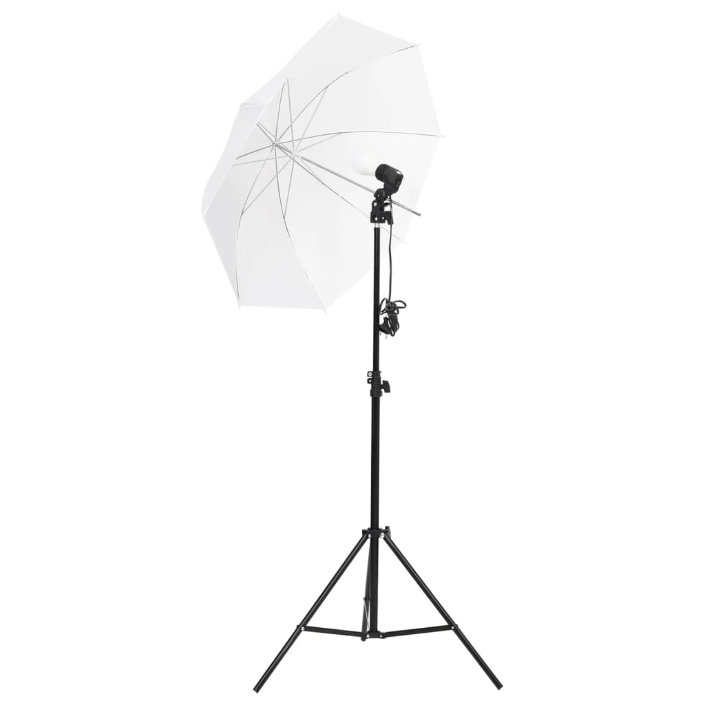 Kit De Studio Photo Avec Éclairage Toile De Fond Et Réflecteur