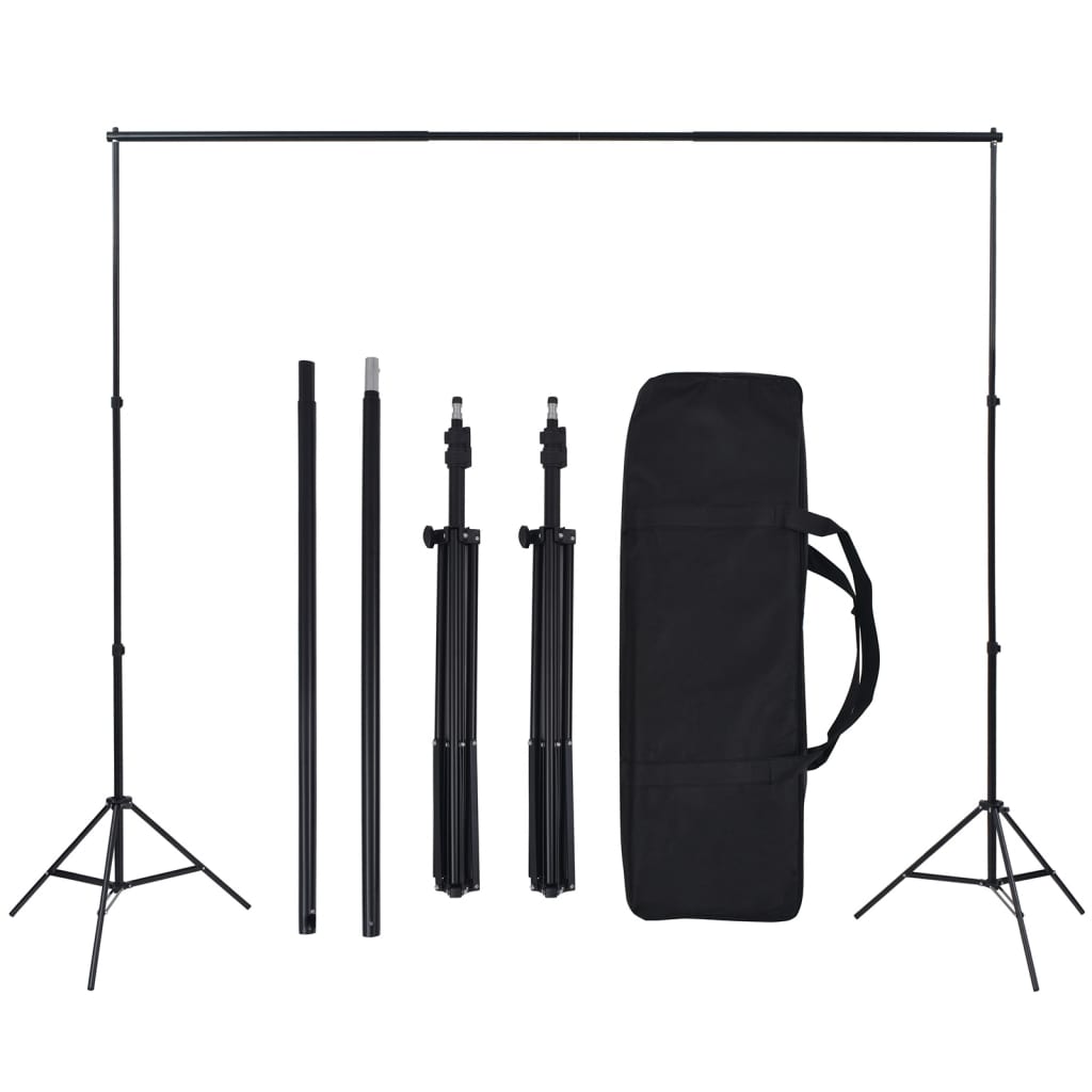 Kit De Studio Photo Avec Boîte À Lumière Et Toile De Fond