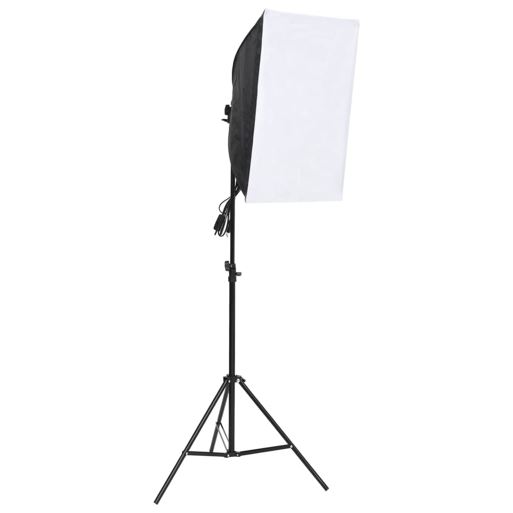 Kit De Studio Photo Avec Boîte À Lumière Et Toile De Fond