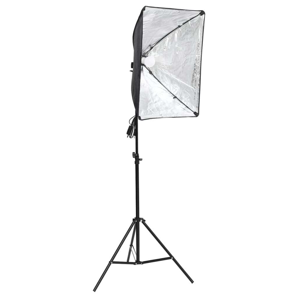 Kit De Studio Photo Avec Boîte À Lumière Et Toile De Fond