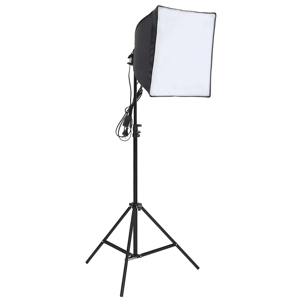 Kit De Studio Photo Avec Éclairage Toile De Fond Et Réflecteur