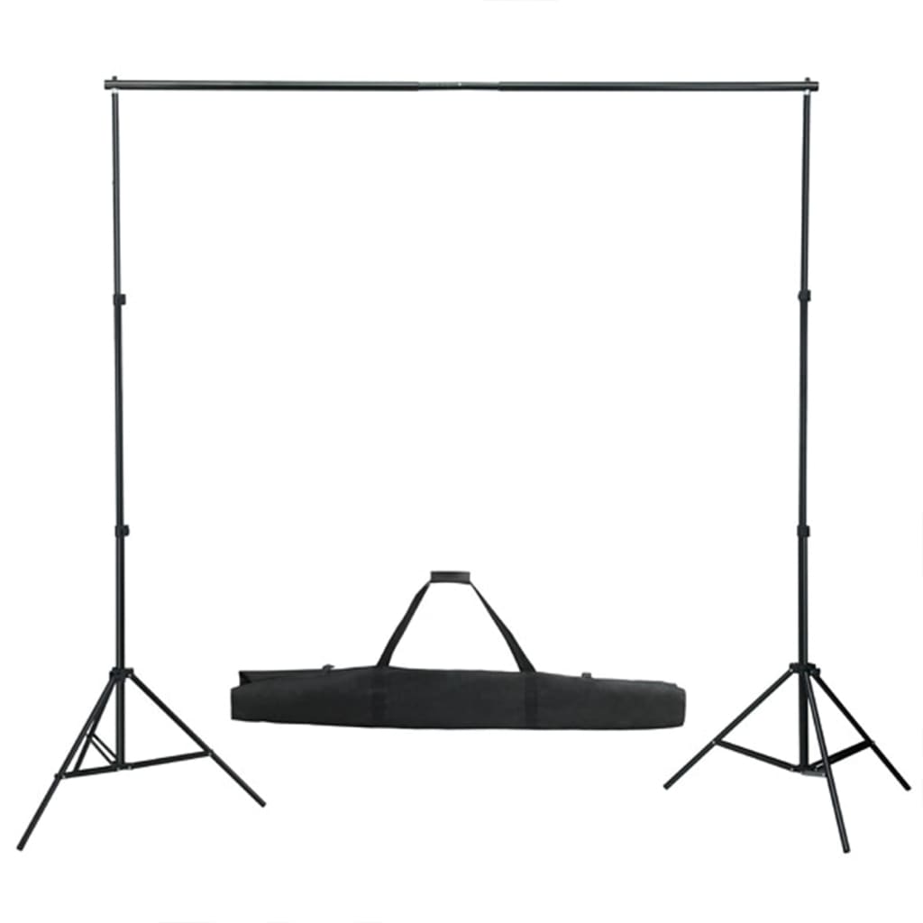 Kit De Studio Photo Avec Éclairage Toile De Fond Et Réflecteur