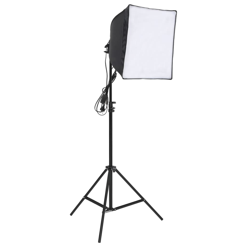 Kit De Studio Photo Avec Éclairage Et Toile De Fond