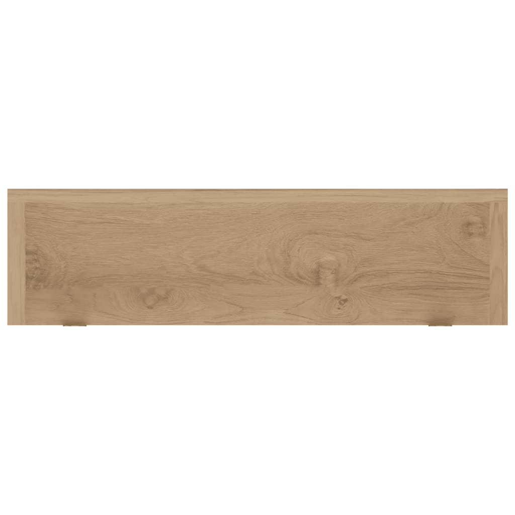 Étagères Murales 2 Pcs Bois De Teck Massif