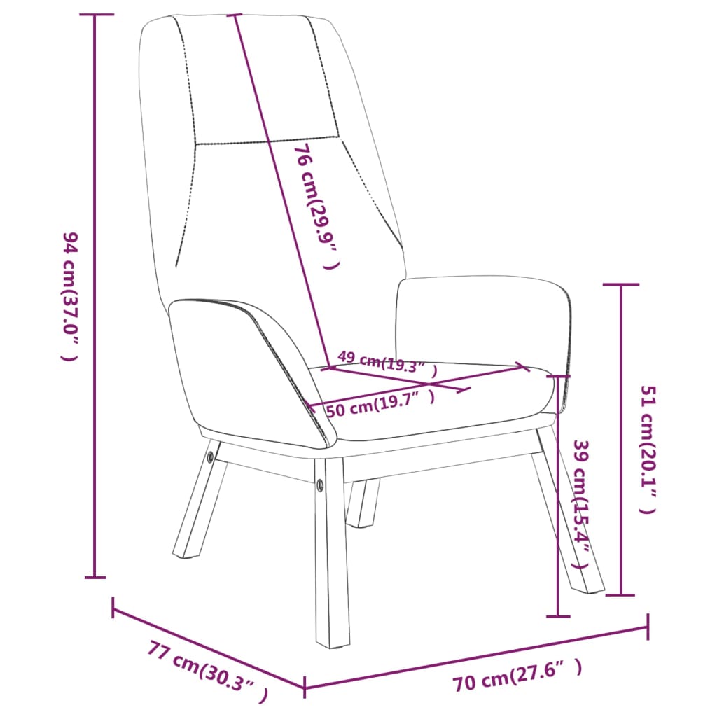 Chaise De Relaxation Tissu
