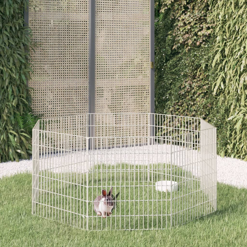 Enclos Pour Animaux En Liberté 54X60Cm Fer Galvanisé