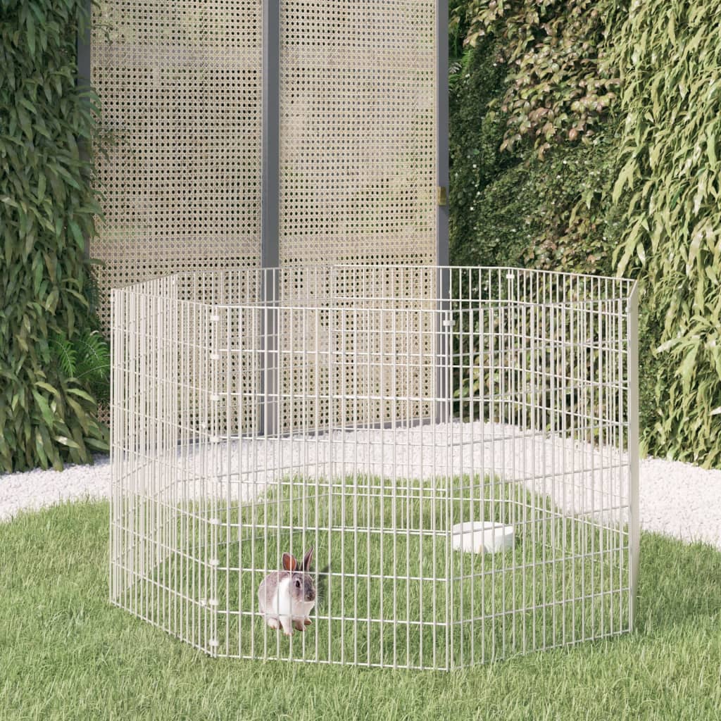 Enclos Pour Animaux En Liberté 54X60Cm Fer Galvanisé