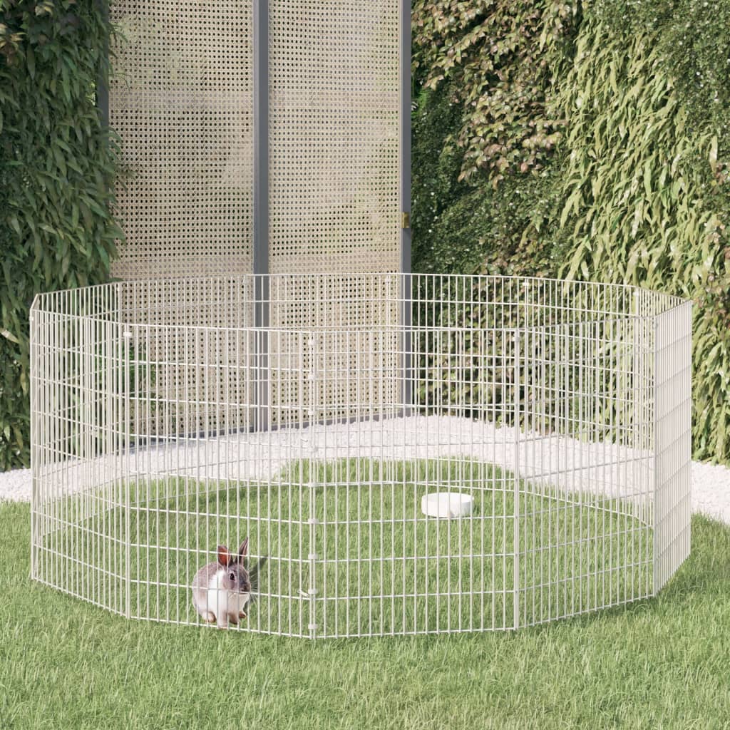 Enclos Pour Animaux En Liberté 54X60Cm Fer Galvanisé