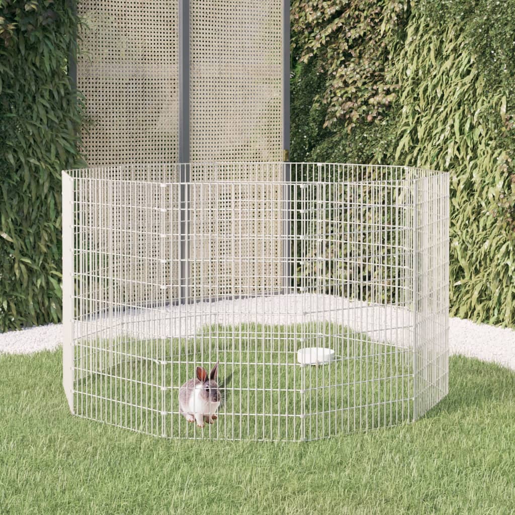 Enclos Pour Animaux En Liberté 54X60Cm Fer Galvanisé