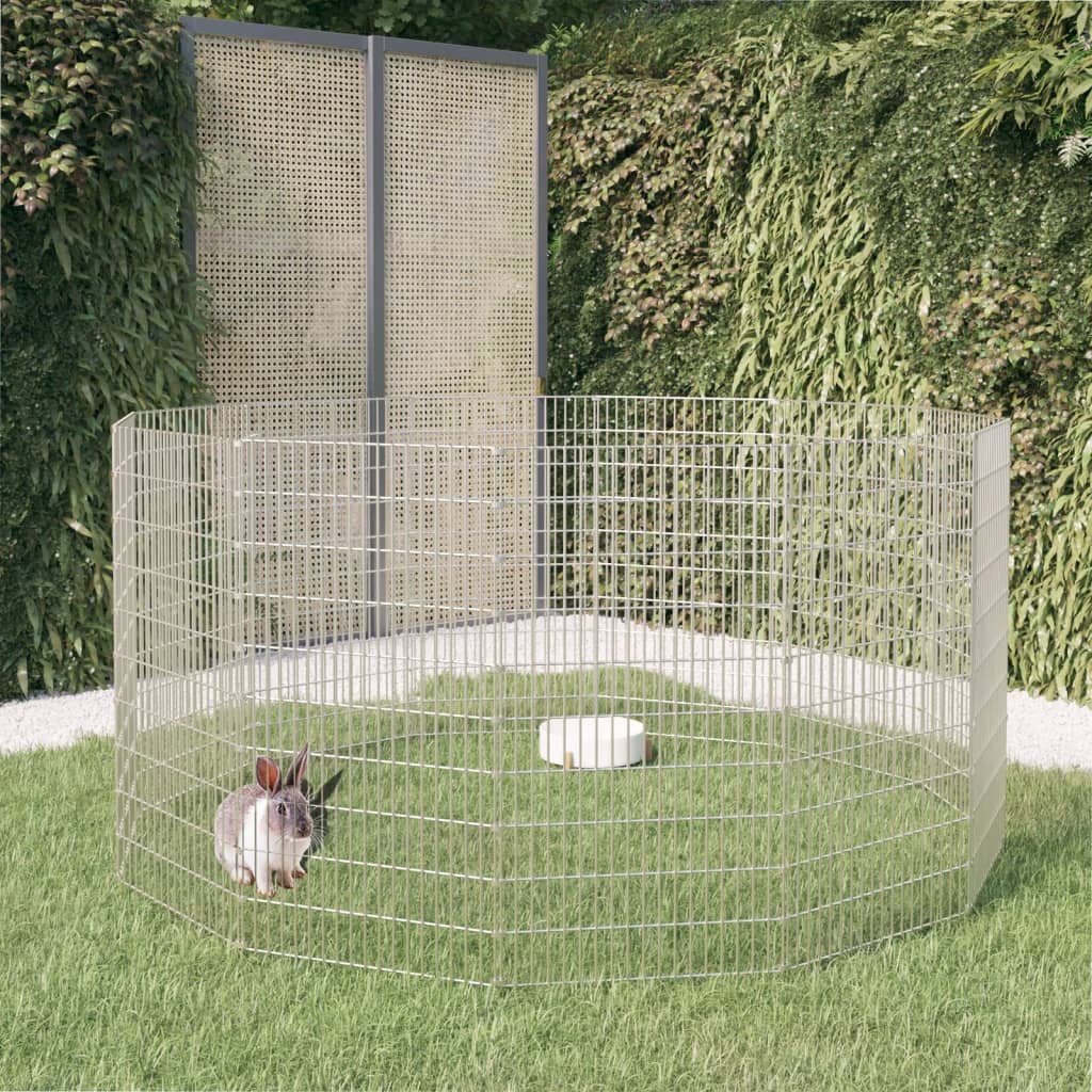 Enclos Pour Animaux En Liberté 54X60Cm Fer Galvanisé