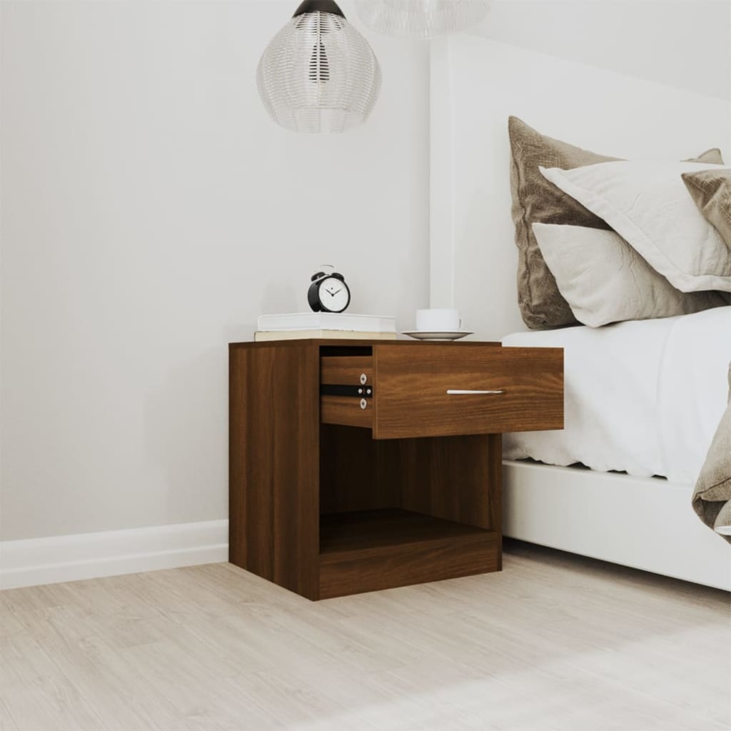 Tables De Chevet 2 Pcs Avec Tiroir