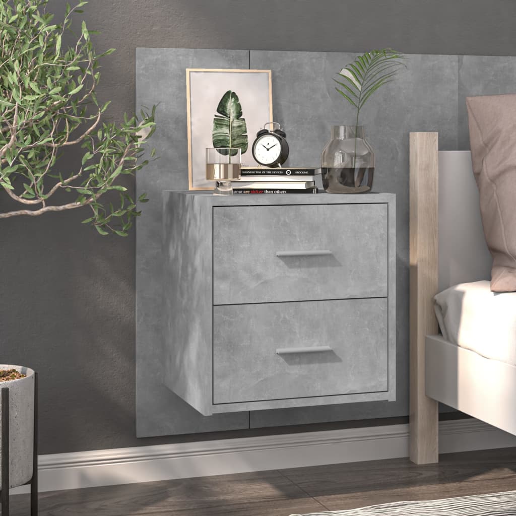 Tables De Chevet Murales 2 Pcs