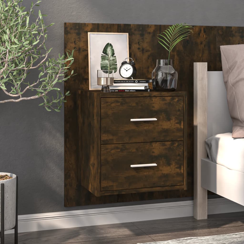 Tables De Chevet Murales 2 Pcs