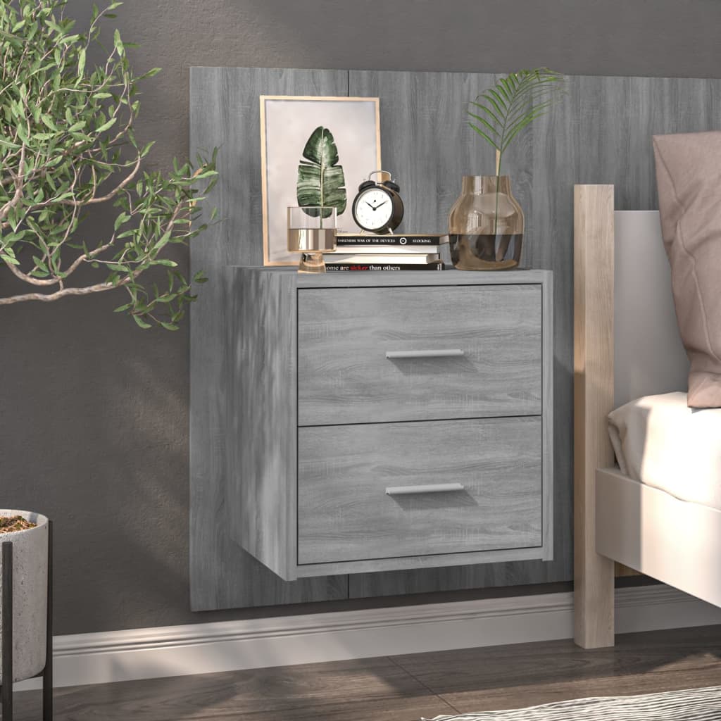 Tables De Chevet Murales 2 Pcs
