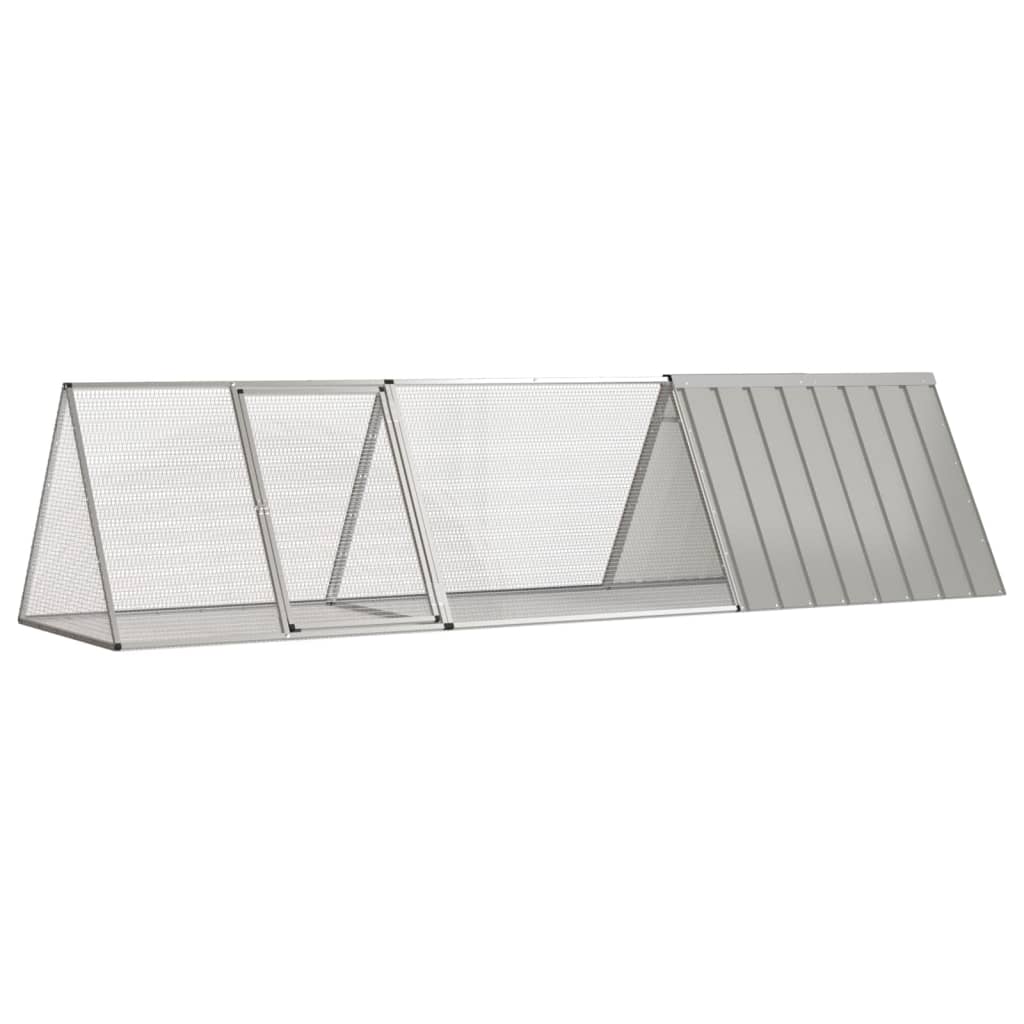 Cage À Lapin E 302,5 X 80,5 X 71 Cm En Acier Galvanisé