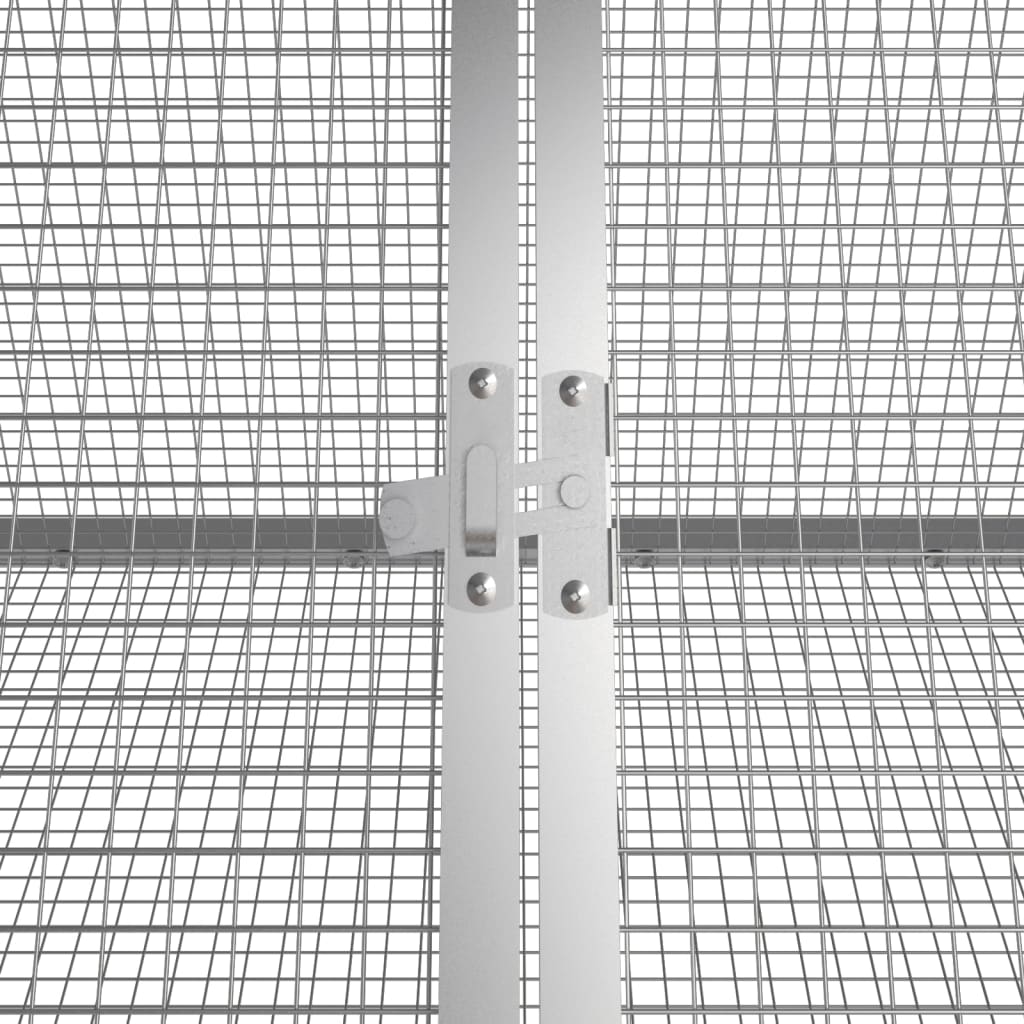 Cage À Lapin E 302,5 X 80,5 X 71 Cm En Acier Galvanisé