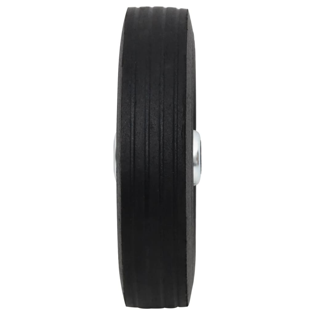 Roue De Jauge Ø20X5 Cm Caoutchouc Solide Et Acier