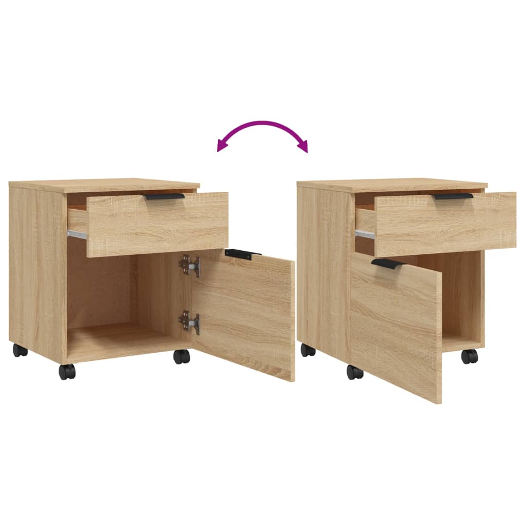 Classeur Mobile Avec Roues 45X38X54 Cm